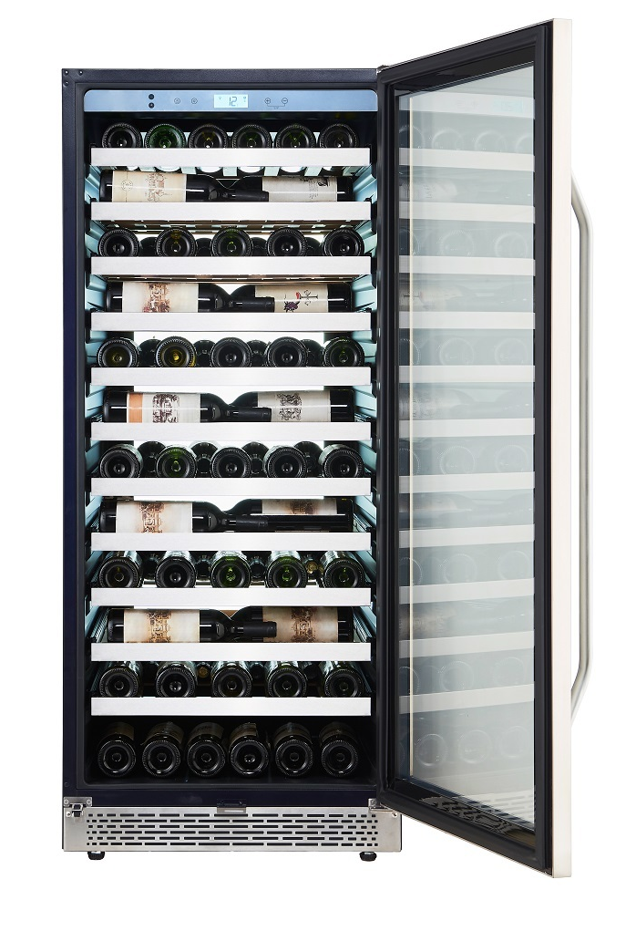 9189163 Винный шкаф Cavanova CV102-1TL серебристый STDN-0028242 - Вид №16