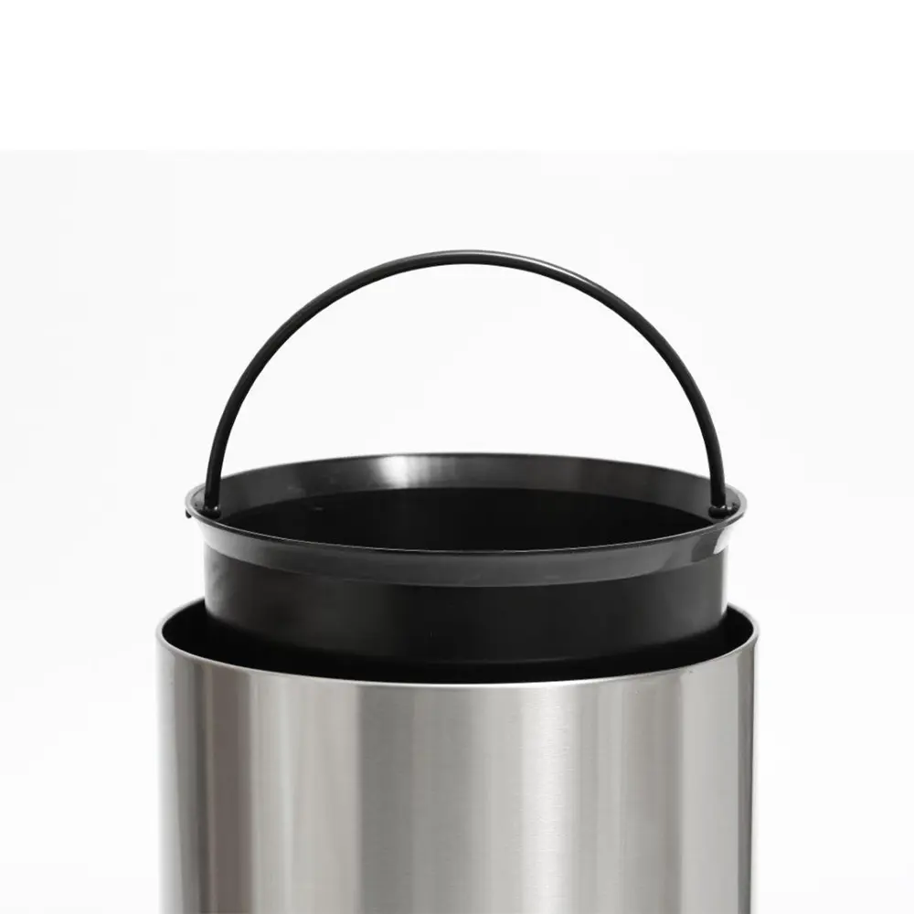 Контейнер для мусора Primanova Lima M-E24-K06 36 л металл цвет черный STLM-2075670 - Вид №1