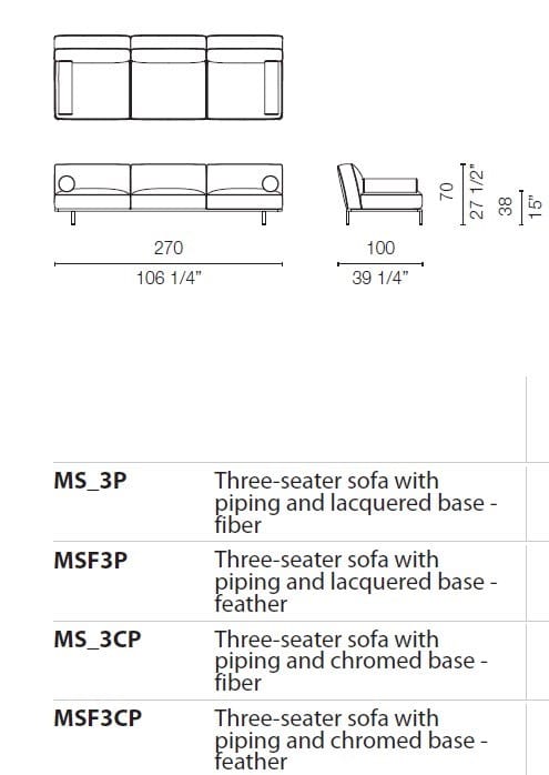Съемный диван CAPPELLINI Cap Martin Sunset ARCH-00087904 - Вид №13