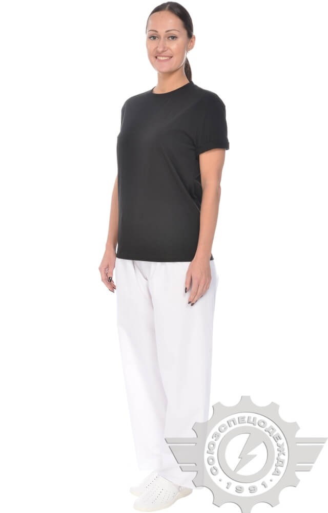 4958217 Футболка черная  Одежда для официантов  размер L (48-50) Спецодежда  - Вид №9