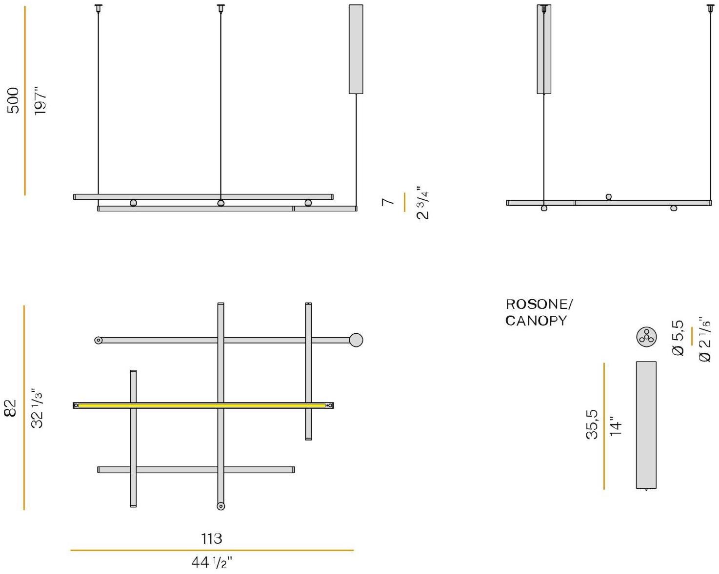 PANZERI Светодиодный подвесной светильник из алюминия Hilow sun-id-1476987 - Вид №10