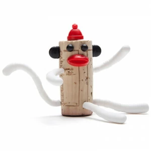 Декор для винной пробки classics мартышка MONKEY BUSINESS ДИЗАЙНЕРСКИЕ 00-3862917 Белый;красный