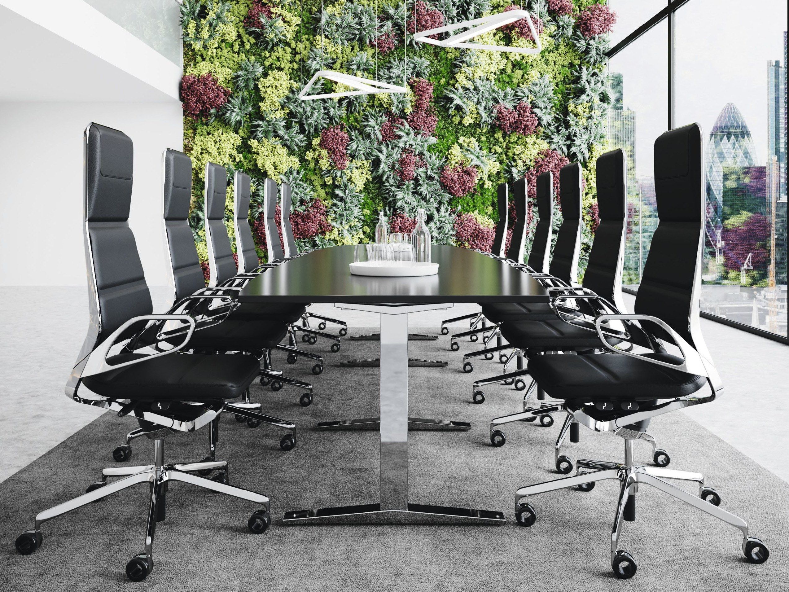 5-спицевое кожаное вращающееся офисное кресло König Neurath AURAY ARCH-00097992 - Вид №6