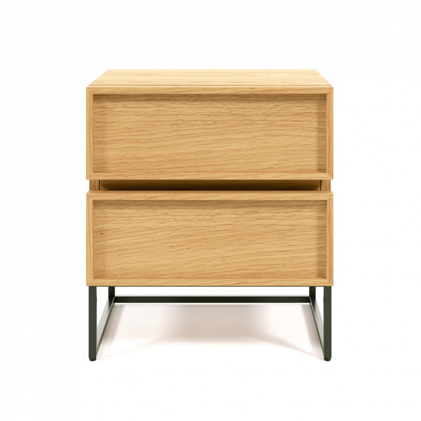 101823 Прикроватная тумбочка с дубовым шпоном 45 x 51 см La Forma Taiana 