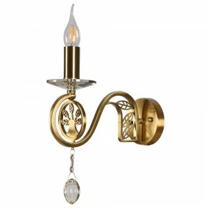 Бра настенное золотистое Lumien Hall "Ауэрель" 2031/1W-BRGD-CGN LUMIEN HALL СВЕЧА 00-3929976 Золото