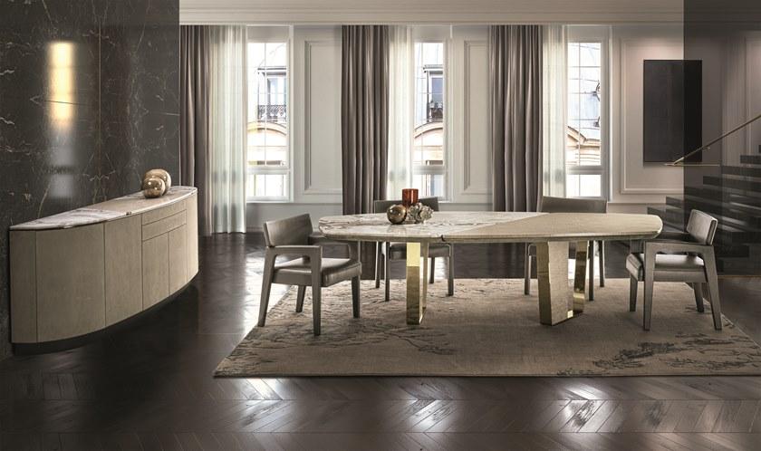 Longhi Стол из мрамора и дерева Loveluxe 2020 – sartoria collection sun-id-1366052 - Вид №13