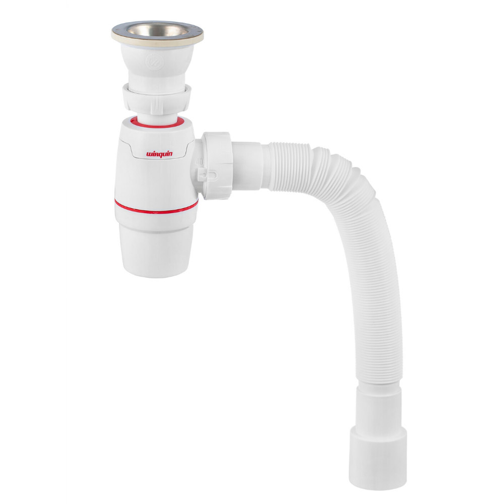 30987075 Сифон WIRQUIN NEO с выпуском 1?х40мм и гофротрубой () Raiber 