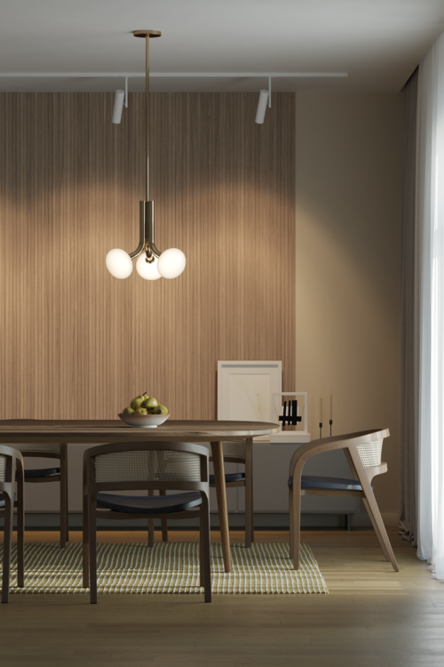 Стеновая 3D панель из реек  AP122507.92 HANNAHHOLZ  - Вид №2