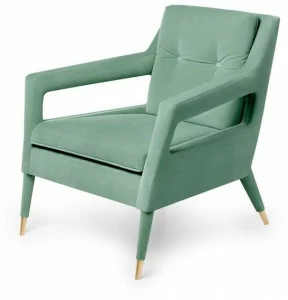 Munna Кресло с обивкой из бархата Time