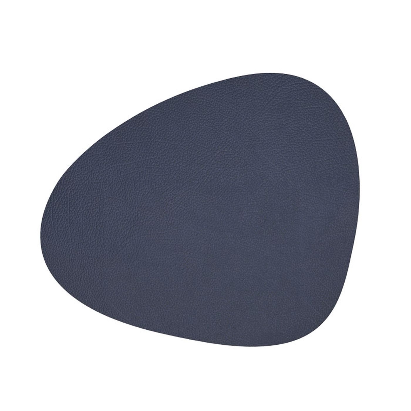 981267 HIPPO navy blue подстановочная салфетка фигурная 24х28 см, толщина 1,6мм;LIND DNA 