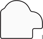 BY 1339 Зеркало в багетной раме - витая бронза 26 mm EVOFORM Definite - Вид №3