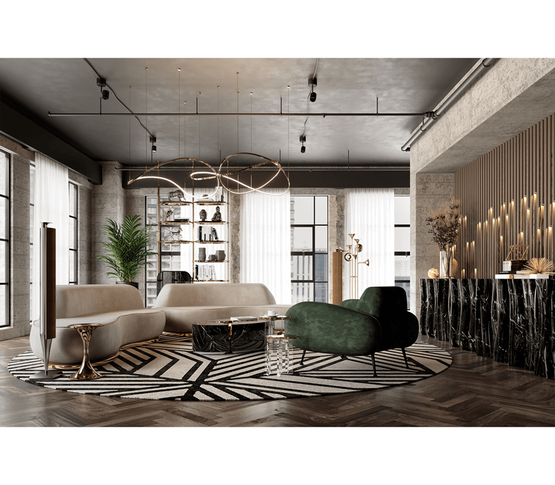 0-064 Приставной столик Monet gold  Boca Do Lobo  - Вид №19