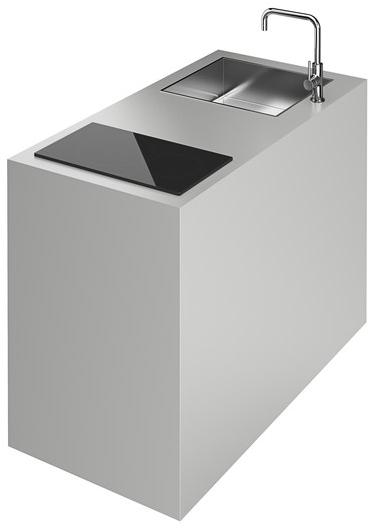 sanwacompany Мини-кухня из меламина без ручек sun-id-1385272 - Вид №2