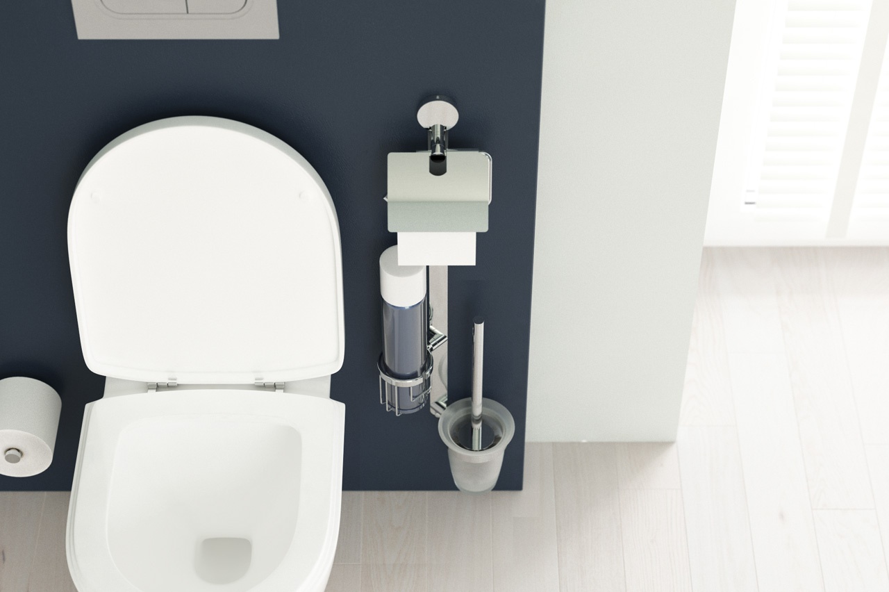 HAR 054 Штанга с 3-мя аксессуарами для туалета 72 cm ARTWELLE Harmonie - Вид №3