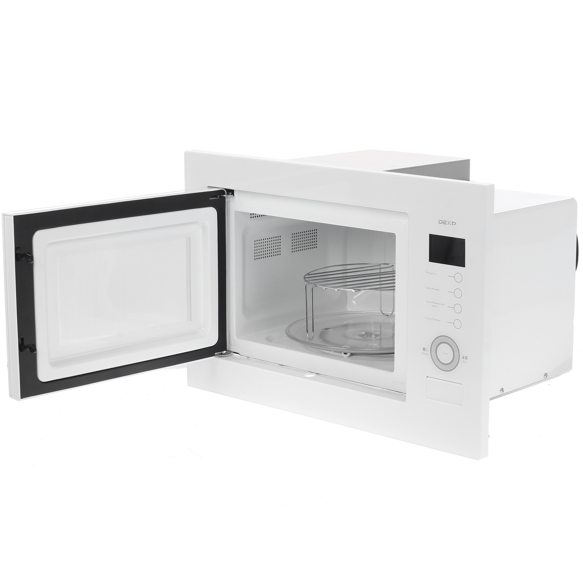 1365844 Встраиваемая микроволновая печь DEXP B25BBDWG белый STDN-0059062 - Вид №3