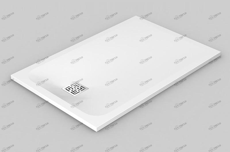 VISMARAVETRO Прямоугольный нескользящий душевой поддон из композитного материала Complementi sun-id-1422331