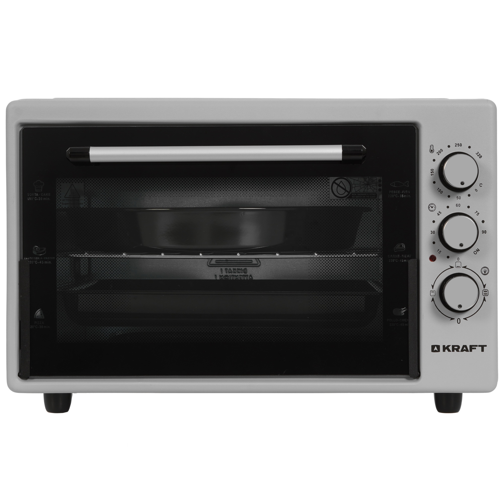 8122015 Мини-печь Kraft KF-MO 3801 GR серый STDN-0129519