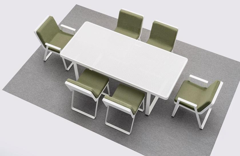 Terraforma Прямоугольный алюминиевый садовый стол Makemake Mktr209al/1 - mktr209al/2 - Вид №2