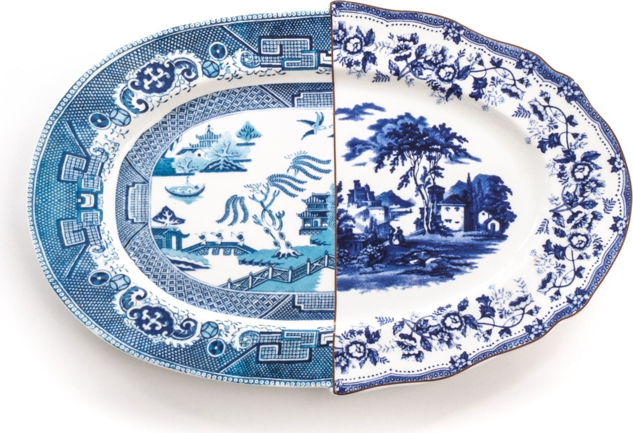 10671850 Seletti Блюдо Seletti Гибрид.Диомира 37x24,8см Фарфор 