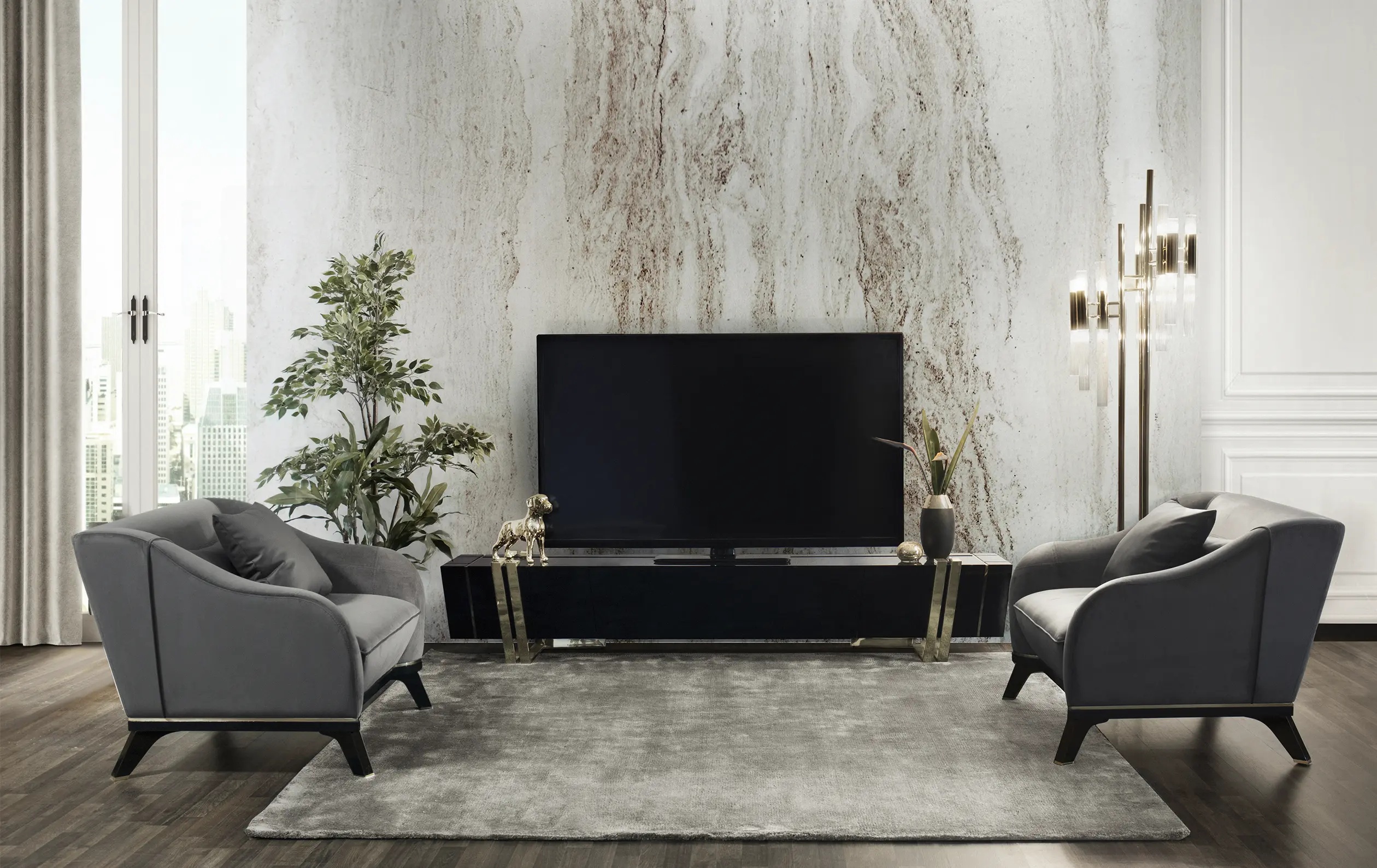 Торшер LUXXU Waterfall 36 - Вид №2