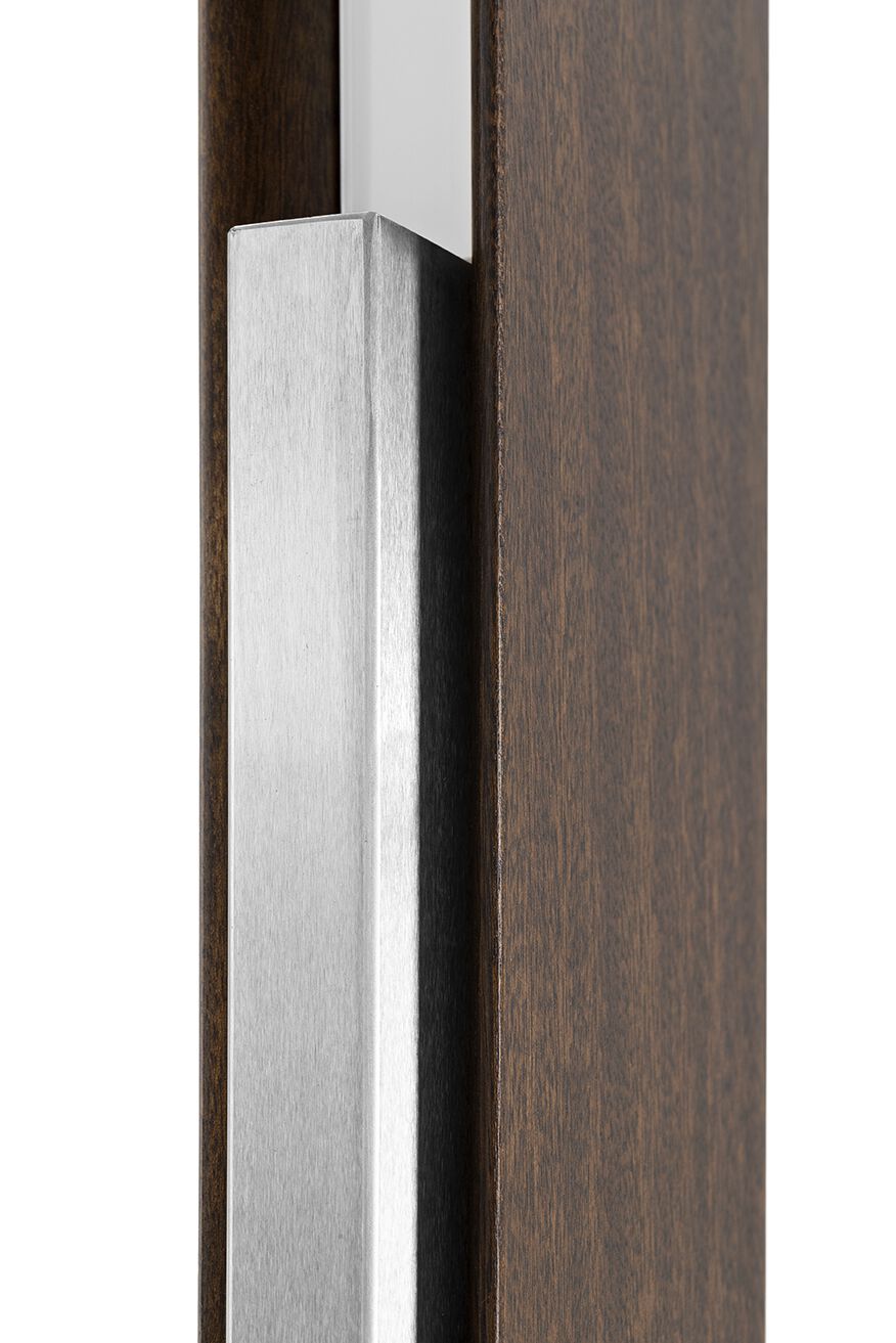 Напольная лампа из нержавеющей стали и дерева Exteta ARCH-00106292 - Вид №1