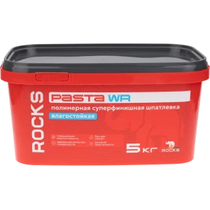 Шпатлевка полимерная суперфинишная влагостойкая Rocks Pasta WR 5 кг