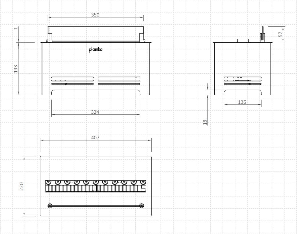 Крытый паровой камин Planika CLOUDY ARCH-00135763 - Вид №1