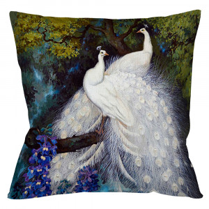 75070012 Интерьерная подушка «Королевский павлин», версия 3 Object Desire