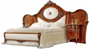 Barnini Oseo Двуспальная кровать со встроенными прикроватными тумбочками Reggenza luxury