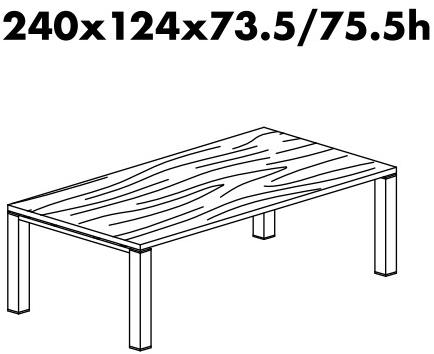Bralco Стол для переговоров с системой управления кабелями Jet evo sun-id-1384052 - Вид №2