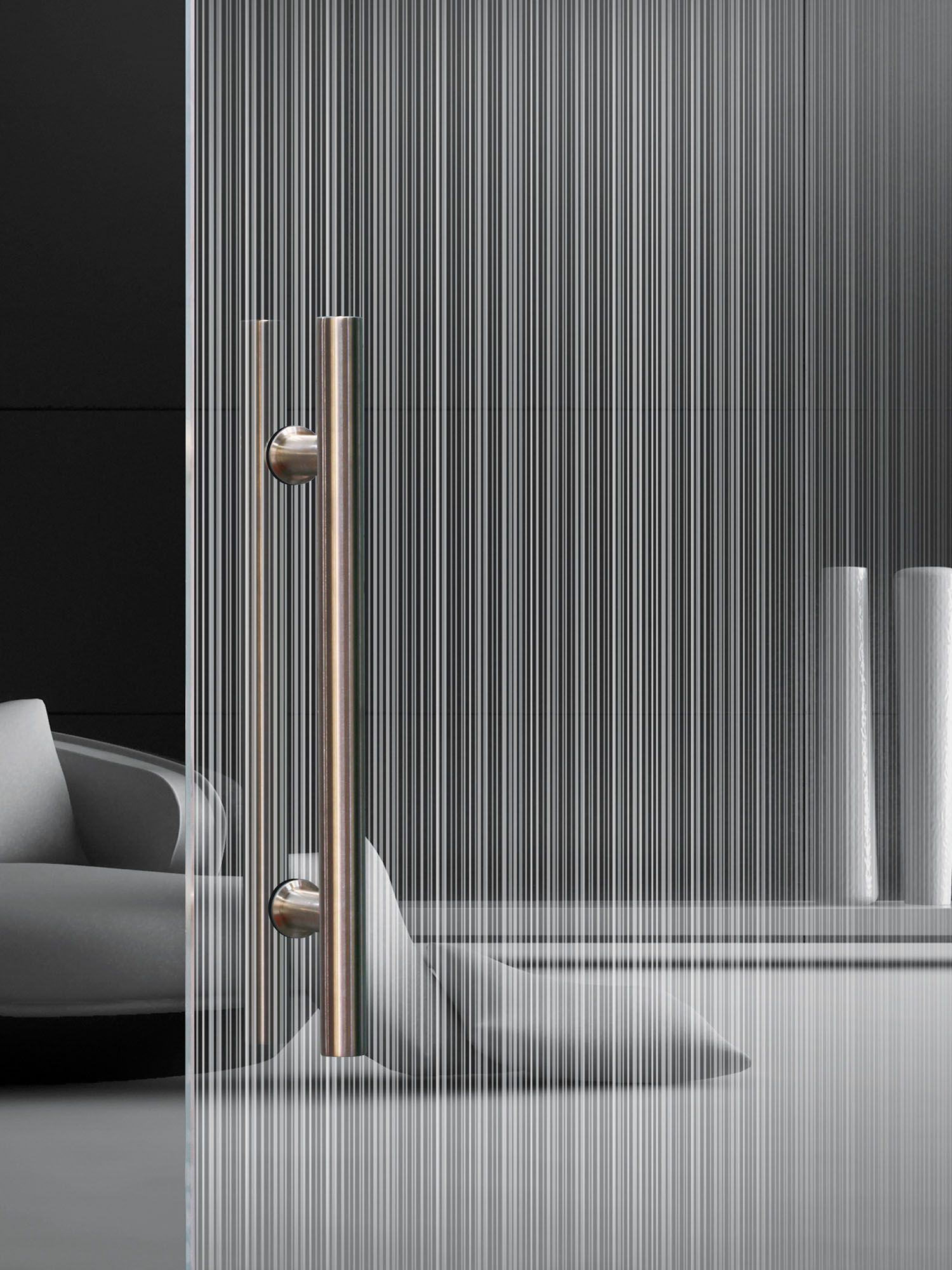 Матовое украшенное стекло Madras® Madras® linear Texturized ARCH-00100807 - Вид №1