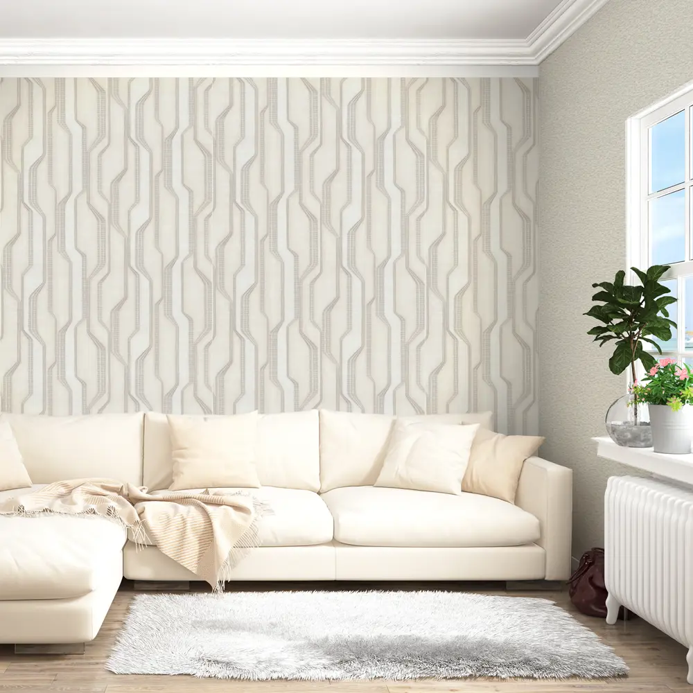 Обои флизелиновые Malex Desing «Плетёнка» экрю 1.06 м 4107-2 82559280 STLM-2006084 МОСКОВСКАЯ ОБОЙНАЯ ФАБРИКА - Вид №2