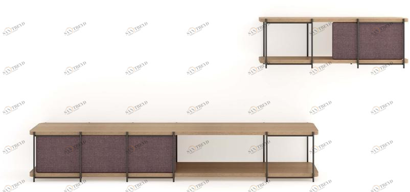 Momocca Низкая модульная тумба под телевизор Julia Jm03