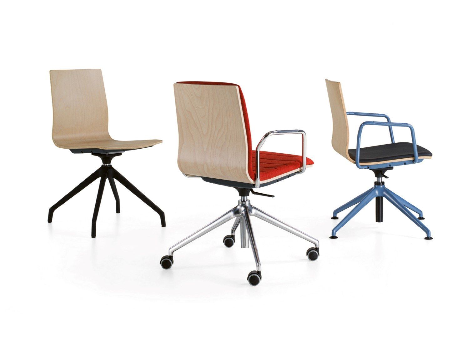 Офисное кресло из бука с 5 спицами Sesta Q2 ARCH-00147023