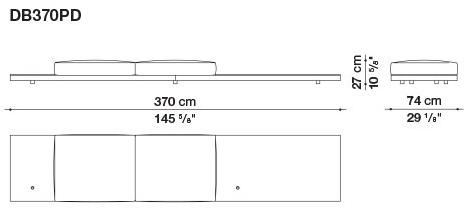 B&B Italia Кожаный диван Dock sun-id-1441060 - Вид №121