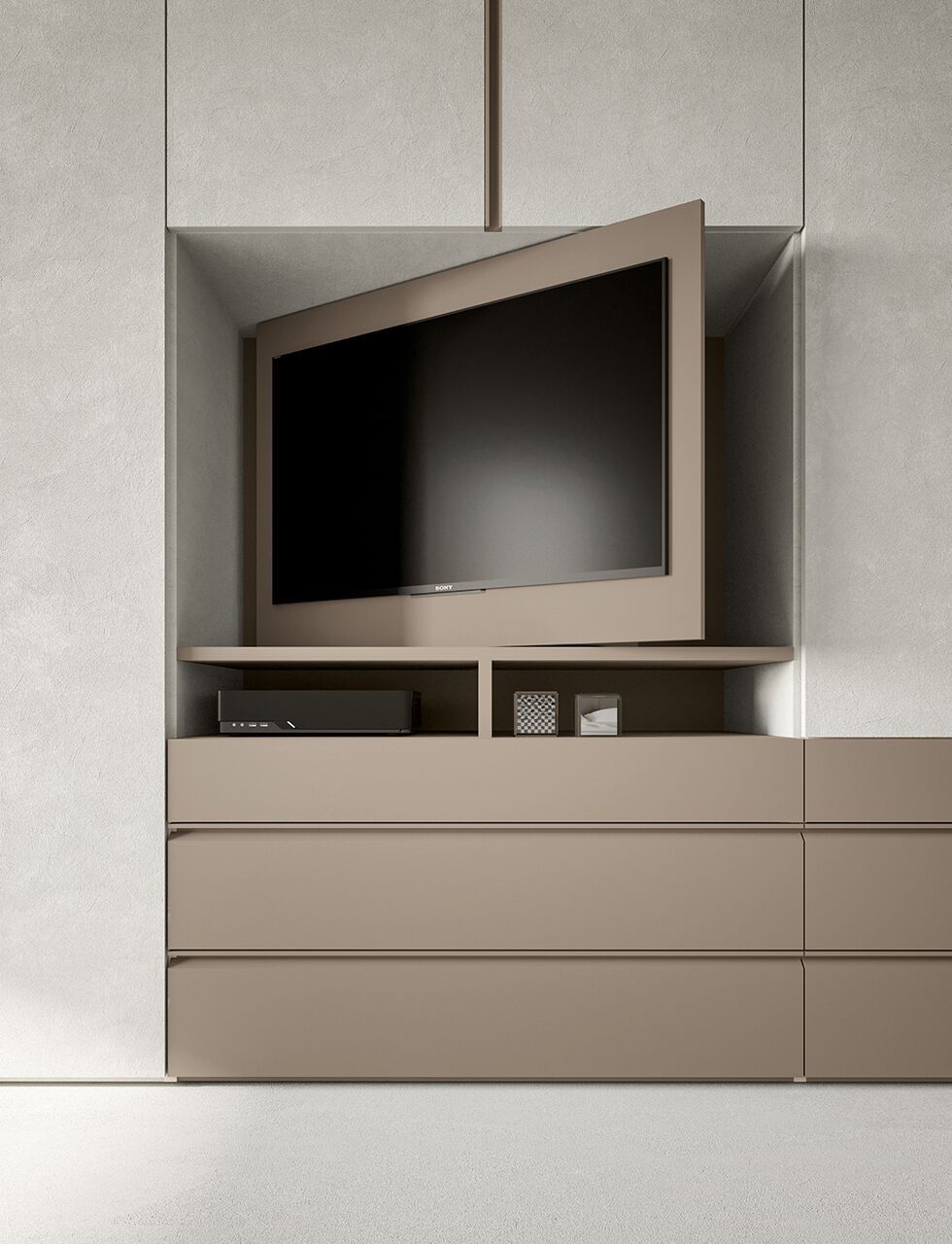 Деревянный шкаф со встроенным телевизором Adok ARCH-00005501 - Вид №1