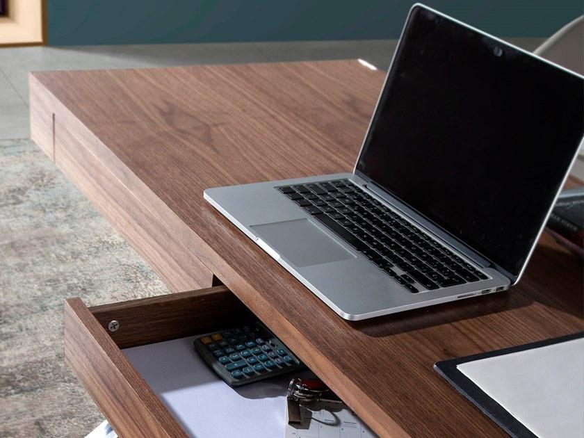 Angel Cerdá Письменный стол из нержавеющей стали и дерева с ящиками Nature life 3015 Angel Cerda - Вид №5