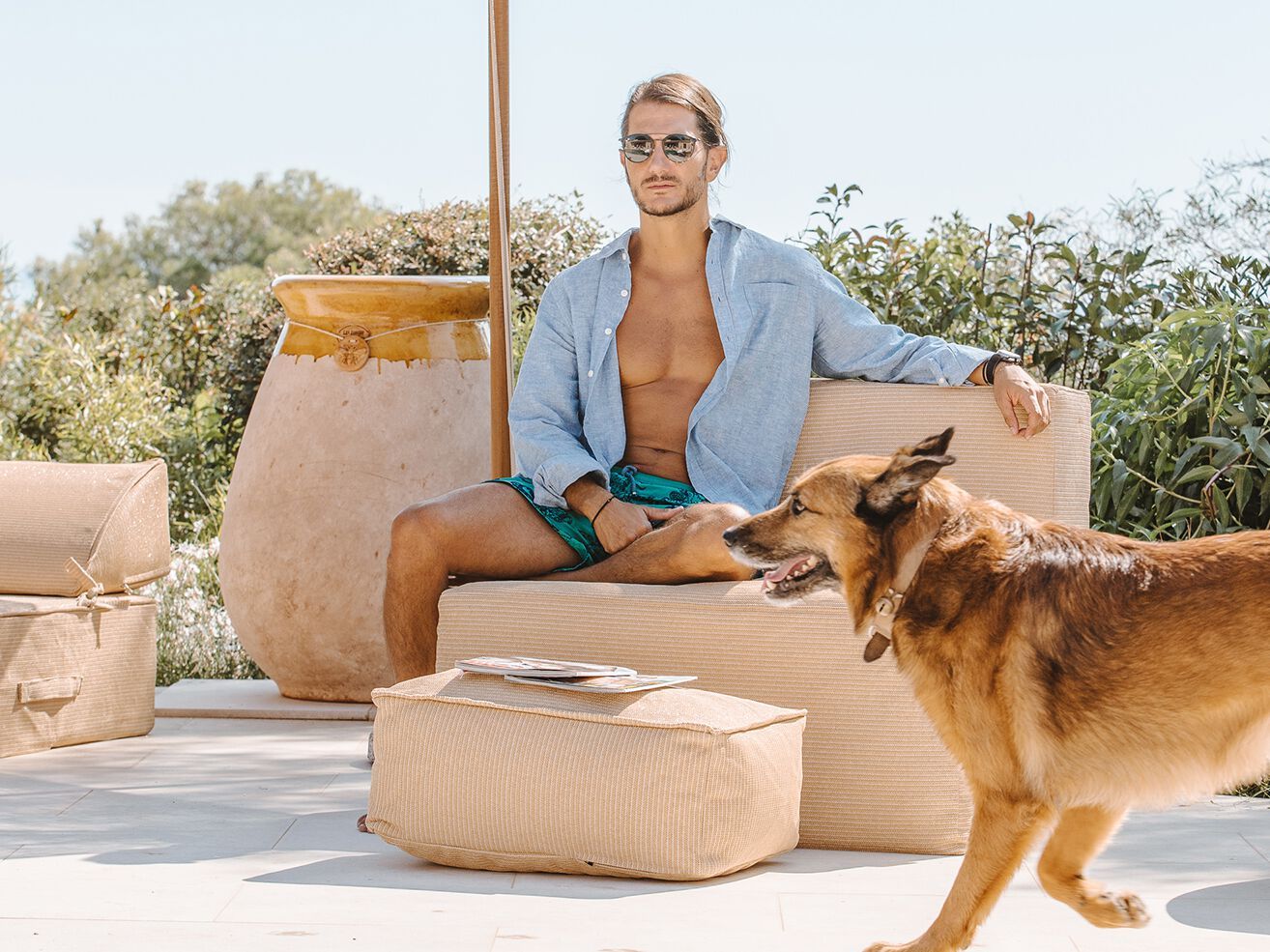 Тканевое садовое кресло MX HOME CF-E-BR ARCH-00059403 - Вид №2