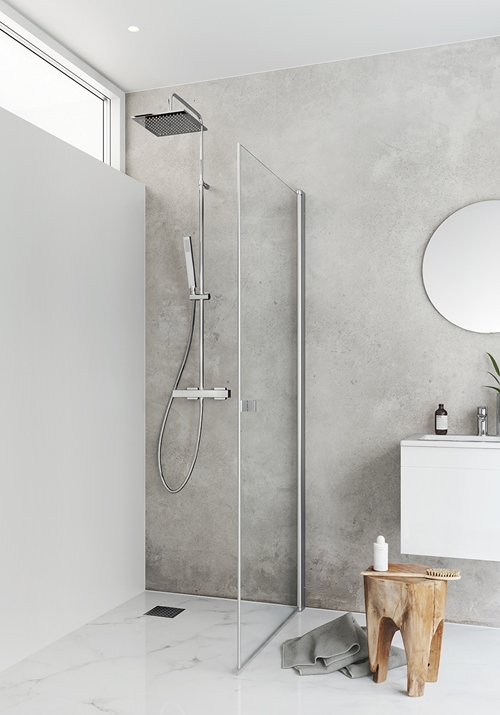 1450300 Igloo Pro Душевая Дверь Прямая Прозрачное Стекло 70 Hafa Прозрачный 