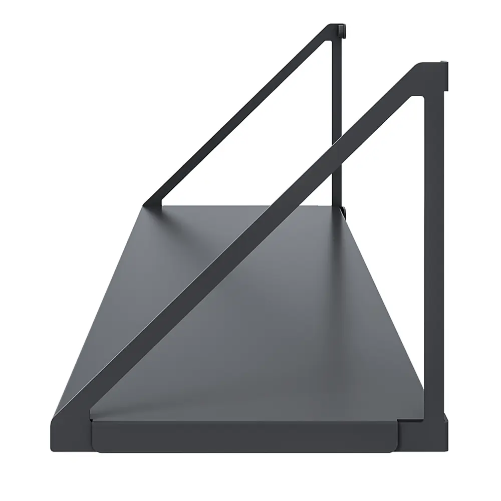 Настенная полка Бостон 60x20 см сталь цвет черный Santreyd STLM-2177267 - Вид №3