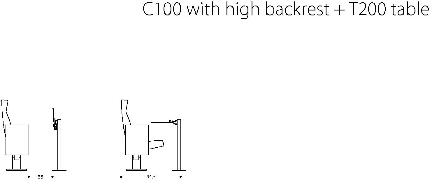 LAMM Сиденье для аудитории с клапаном sun-id-1352517 - Вид №33