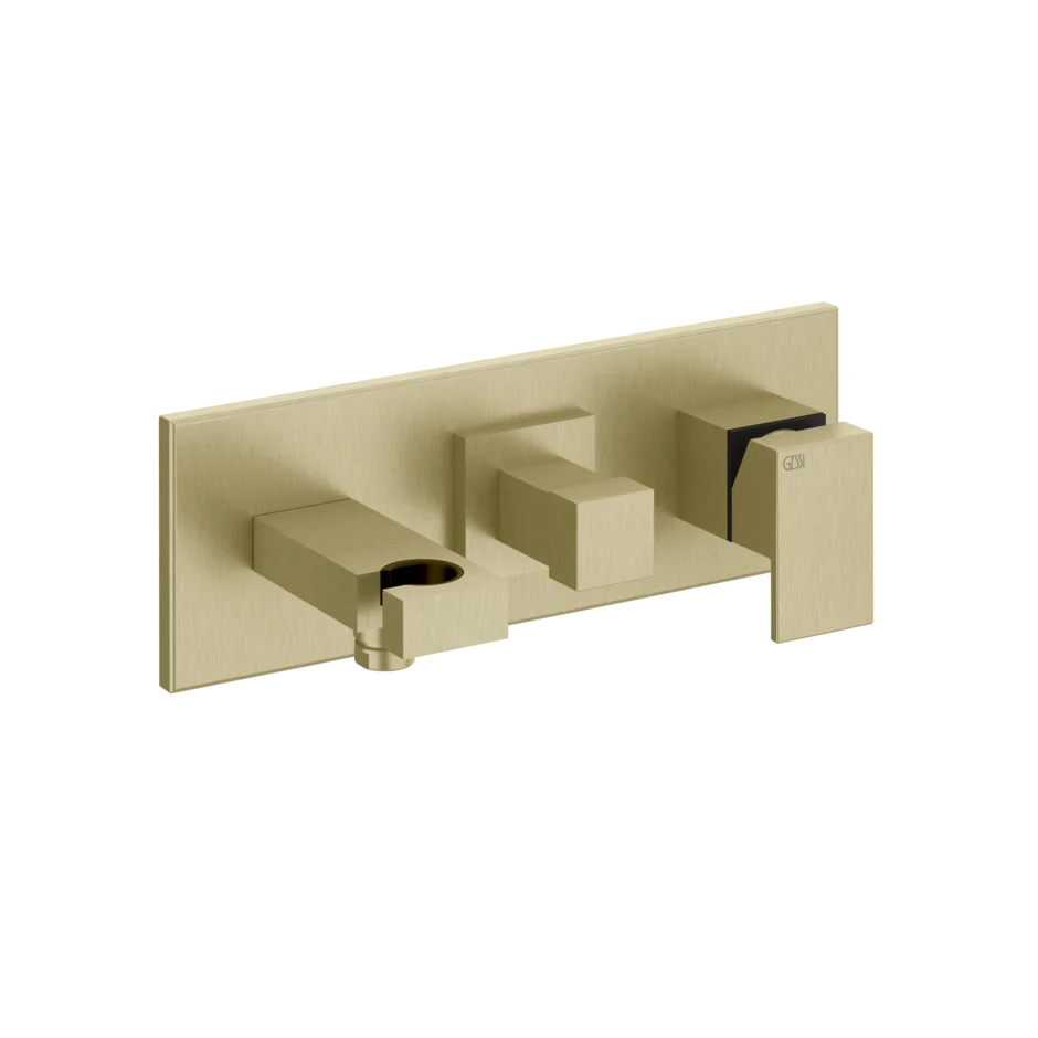 Смеситель для ванны-смеситель для душа 44910 727 Gessi Rettangolo ЛАТУНЬ МАТОВАЯ PVD 44910727