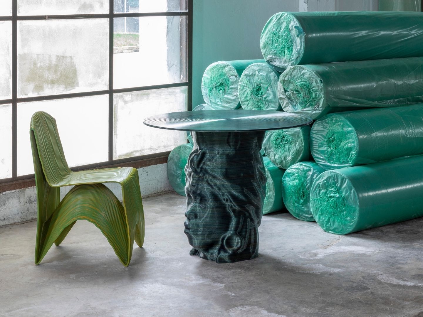 Пластиковый стол с 3D-печатью Mediterranea Design Moro ARCH-00141517 - Вид №1