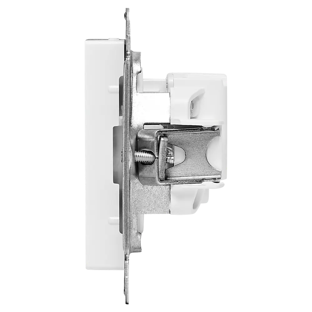 Розетка встраиваемая Systeme Electric AtlasDesign без заземления цвет белый 89457356 STLM-2121246 - Вид №3