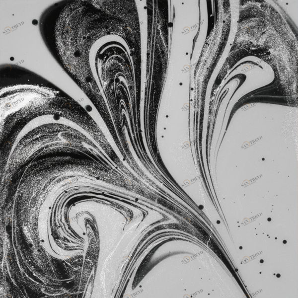 Арт-панель на холсте Alex Turco Liquid Dreams Black Ink BLACKINK