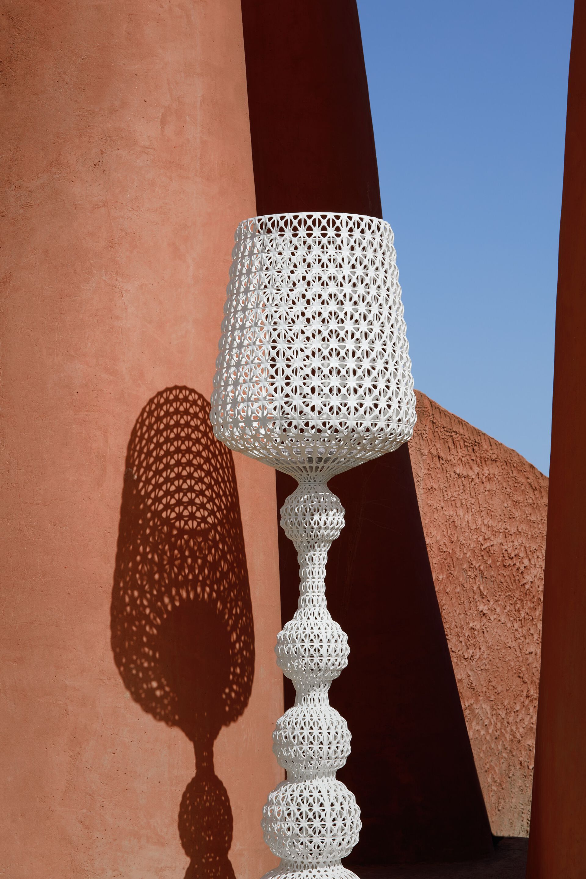 Светодиодный напольный светильник из инженерного пластика с диммером Kartell Кабуки ARCH-00027879 - Вид №1