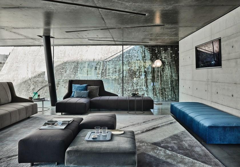 Ditre Italia Скамья из ткани без спинки Fluid sun-id-1472860 - Вид №1