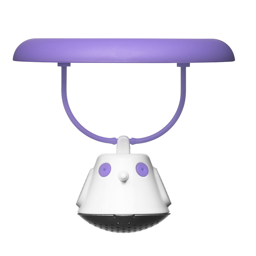 567394 Емкость для заваривания чая с крышкой birdie swing фиолетовая QDO 