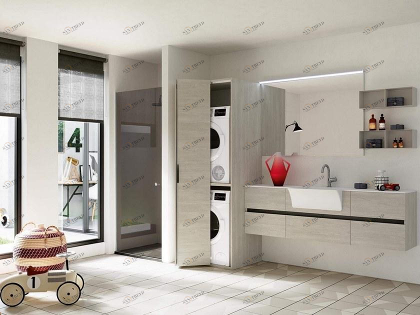 RAB Arredobagno Постирочный шкаф с раковиной для стиральной машины Thai sun-id-1375532