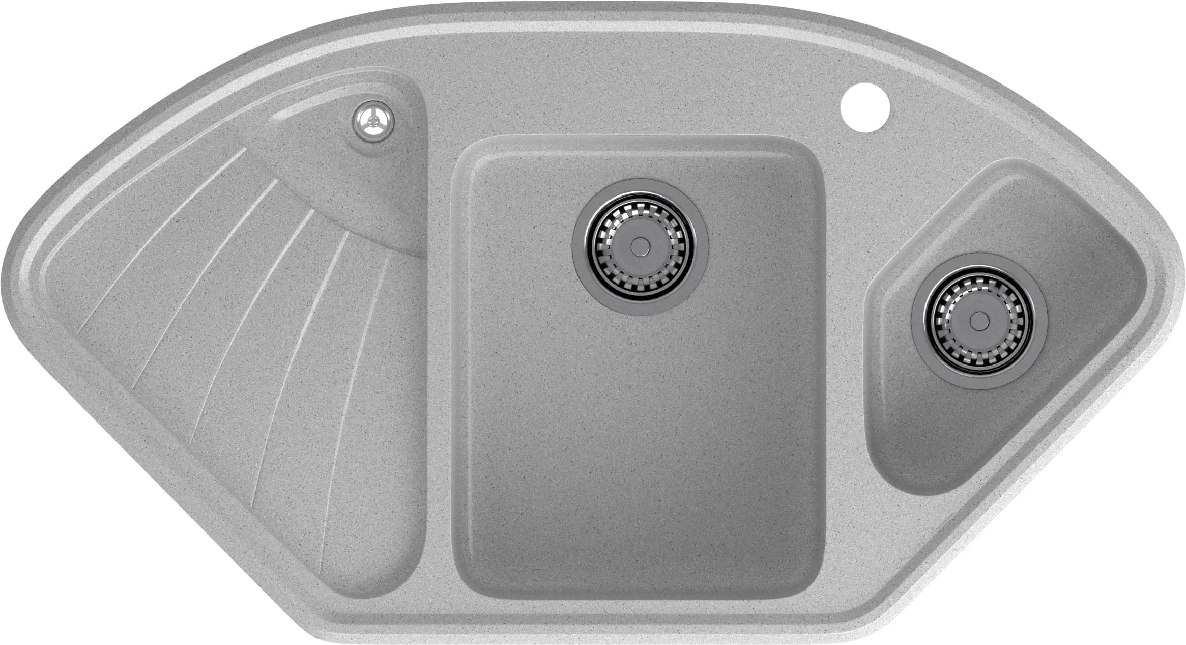 Кухонная мойка Искусственный камень CORNER S07 GranFest C-1040E-S07